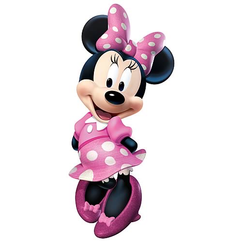 Minnie Mouse Bow-Tique Peel and Stick Giant Wall Decal